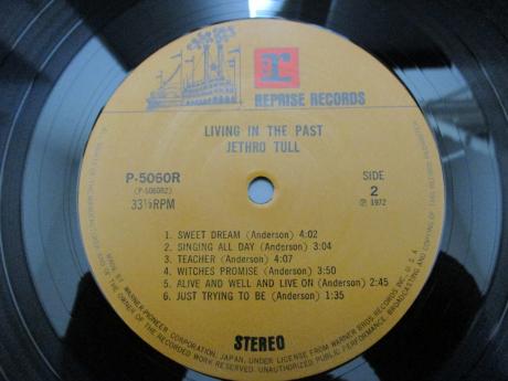 Jethro Tull Living in the Past Japan Orig. 2LP OBI