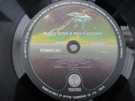Thin Lizzy Black Rose A Rock Legend Japan 1700 COLLECTION ED LP OBI