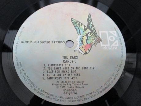 Cars Candy-O Japan Orig. LP OBI INSERT