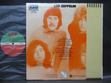 Led Zeppelin 1st S/T Same Title Japan Rare LP OBI BIG POSTER