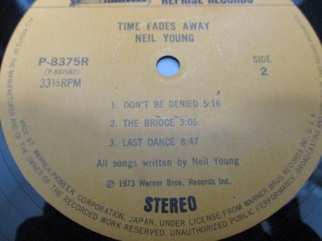 Neil Young Time Fades Away Japan Orig. LP OBI COMPLETE