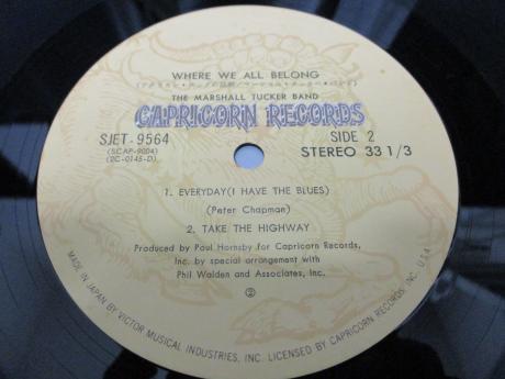 Marshall Tucker Band Where We All Belong Japan 2LP OBI RARE POSTER
