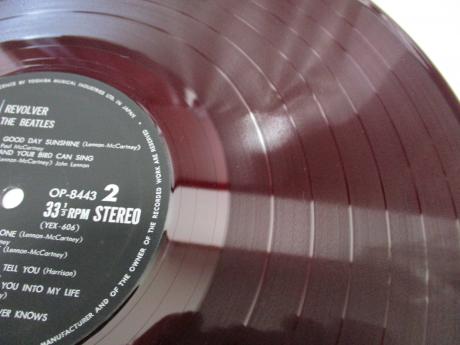Beatles Revolver Japan Early Press LP OBI ODEON RED WAX