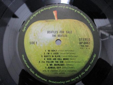 Beatles For Sale Japan Apple ED 1st Press LP ARROW OBI G/F