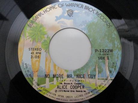 Alice Cooper No More Mr. Nice Guy Japan Orig. 7" RARE PS