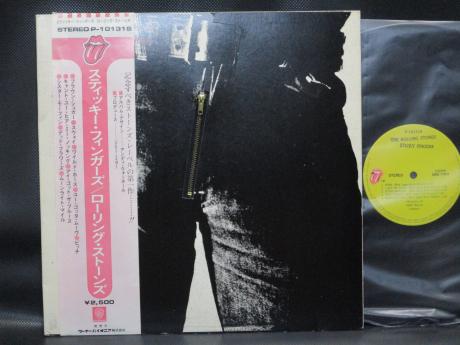 Rolling Stones Sticky Fingers Japan Early LP PINK OBI ZIPPER