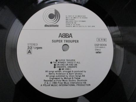 ABBA – Super Trouper, 1980 Discomate – DSP-8004 Japan LP + Obi