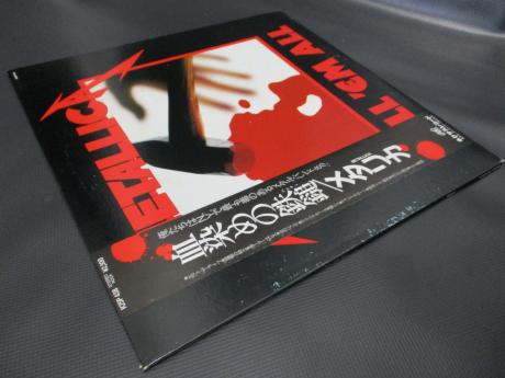 Metallica Kill ’Em All Japan Orig. LP OBI INSERT