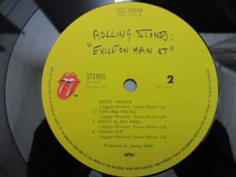 Rolling Stones Exile Main St Japan EMI 2LP OBI