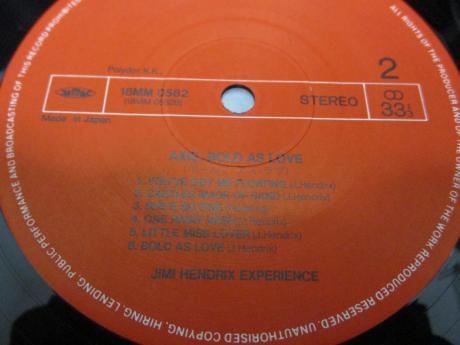Jimi Hendrix Axis Bold As Love Japan Audiophile ED LP BROWN OBI