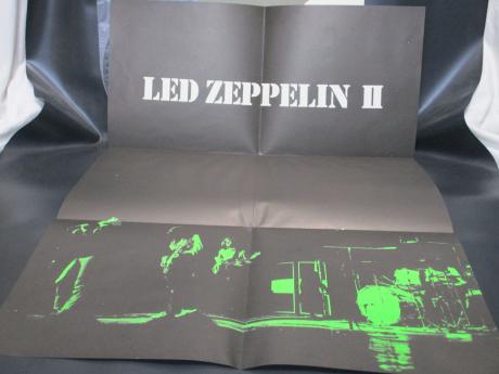 Led Zeppelin 2nd II Japan Rare LP OBI BIG POSTER