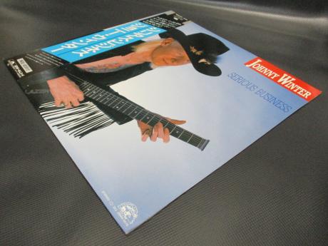 Johnny Winter Serious Business Japan Orig. LP OBI