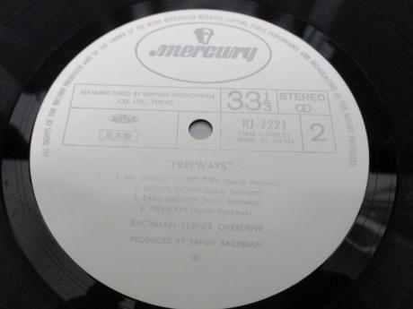 Bachman-Turner Overdrive Freeways Japan PROMO LP OBI WHITE LABEL