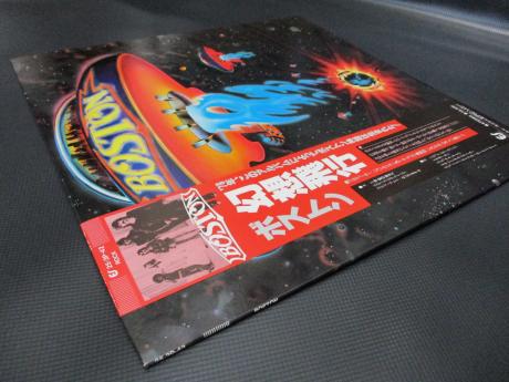 Boston 1st Same Title Japan Early Press LP RED OBI