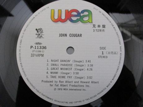 John Cougar S/T Same Title Japan Orig. PROMO LP OBI