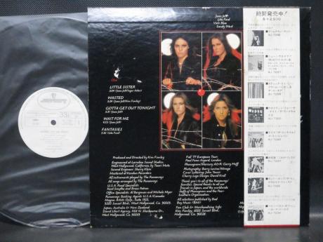 Runaways Waitin’ For the Night Japan Orig. PROMO LP OBI WHITE LABEL