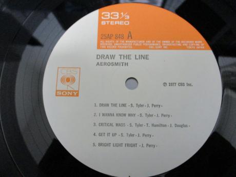 Aerosmith Draw the Line Japan Orig. LP OBI