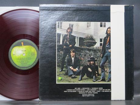Beatles Hey Jude Japan Orig. LP MEDAL OBI RED WAX