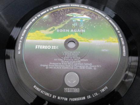 Black Sabbath Born Again Japan Orig. LP OBI