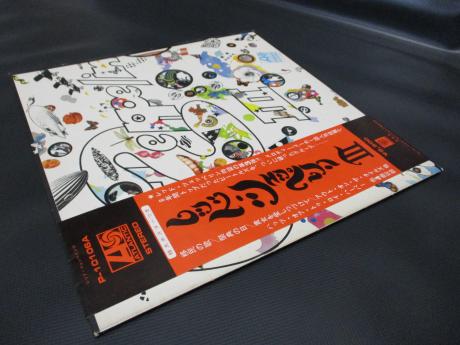 Led Zeppelin 3rd III Japan Rare LP OBI BIG POSTER