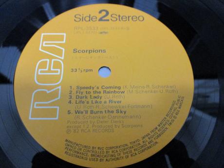 Scorpions Early Hits Japan ONLY LP OBI INSERT