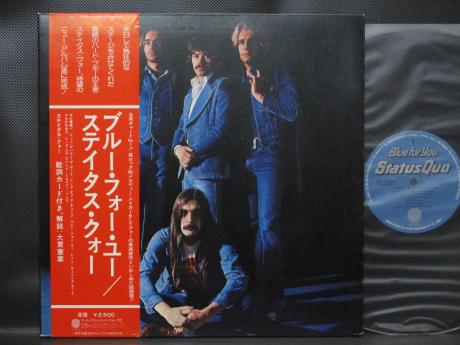 Status Quo Blue For You Japan Orig. LP OBI