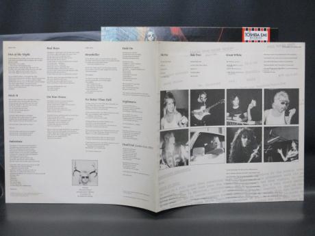 Great White 1st Same Title Japan Orig. PROMO LP OBI WHITE LABEL