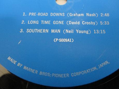 Neil Young Crosby Stills Nash & Young 4 Way Street Japan Orig. PROMO 2LP BLUE LABEL