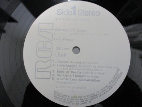 Elvis Presley Almost in Love Japan Orig. PROMO LP G/F WHITE LABEL