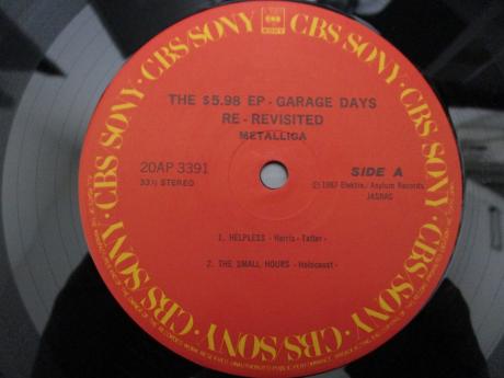 Metallica $5.98 EP Garage Days Re-Revisited Japan Orig. LP SHRINK STICKER