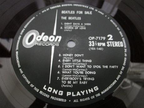 Beatles For Sale Japan Orig. LP G/F ODEON RED WAX