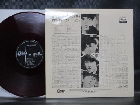 Beatles A Hard Day’s Night Japan Early Press LP DIF ODEON RED WAX