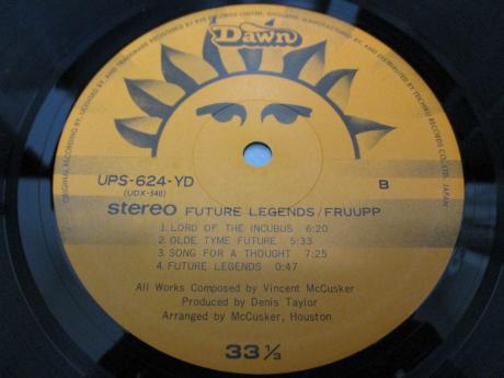 Fruupp Future Legends Japan Orig. LP DIF INSERT