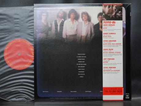 TOTO 1st S/T Same Title Japan Orig. LP OBI
