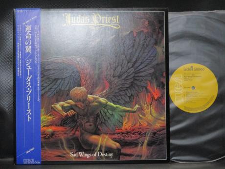 Judas Priest Sad Wings of Destiny Japan Rare LP BLUE OBI