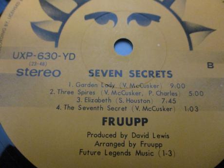 Fruupp Seven Secrets Japan Orig. LP INSERT