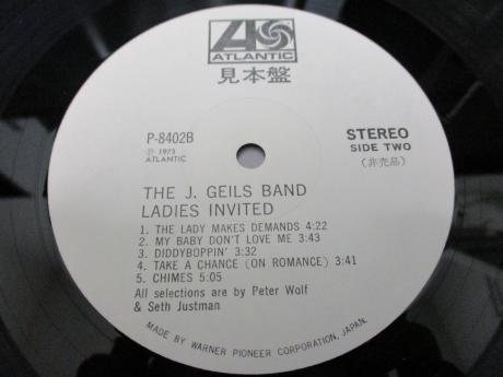 J. Geils Band Ladies Invited Japan PROMO LP OBI WHITE LABEL