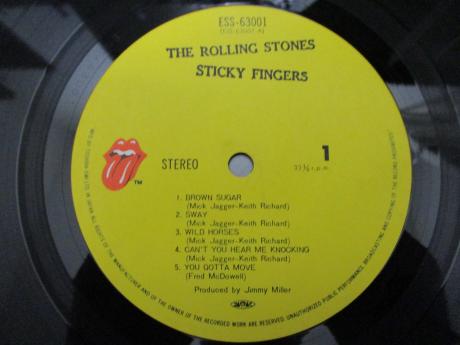 Rolling Stones Sticky Fingers Japan EMI LP OBI ZIPPER