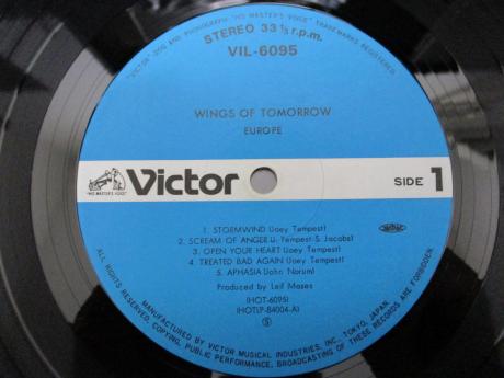 Europe Wings of Tomorrow Japan Orig. LP OBI