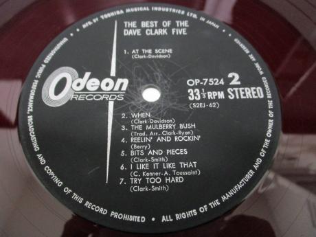Dave Clark Five The Best Of Japan Orig. LP RED WAX