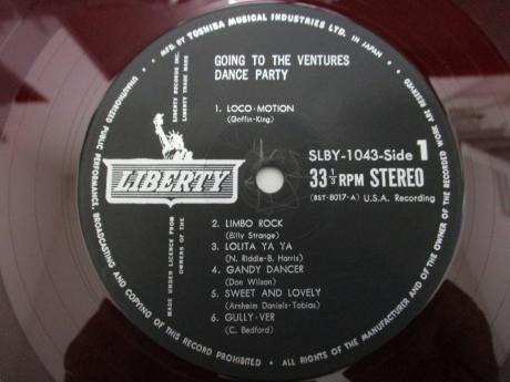 Ventures Going to the Dance Party! Japan LP RED WAX DIF