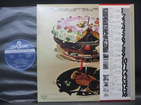 Rolling Stones Let it Bleed Japan LTD LP RED OBI BOOKLET