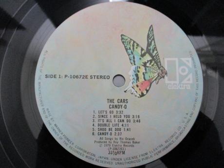 Cars Candy-O Japan Orig. LP OBI INSERT