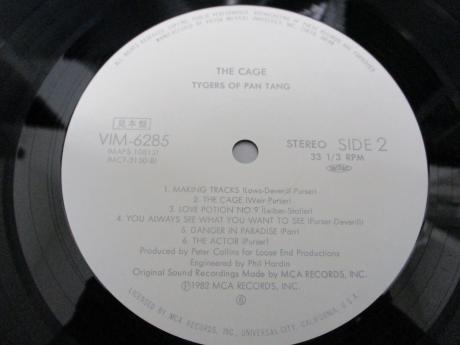 Tygers of Pan Tang Cage Japan Orig. PROMO LP OBI WHITE LABEL