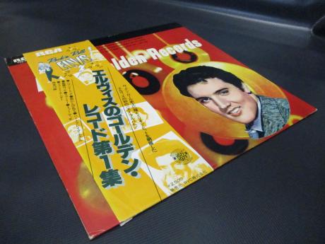 Elvis Presley Elvis Golden Records Japan PROMO LP OBI WHITE LABEL