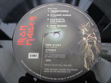 Iron Maiden 1st Same Title Japan Orig. LP OBI