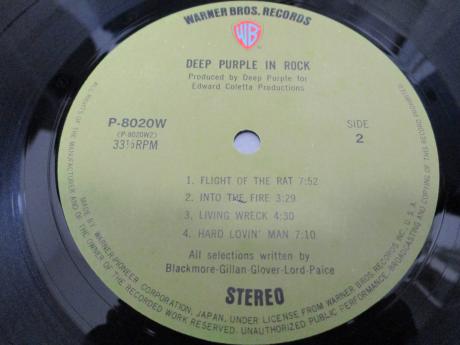 Deep Purple In Rock Japan Early Press LP OBI GREEN LABEL