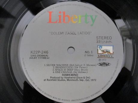 Hawkwind Dolemi Fasol Latido Japan Rare LP OBI