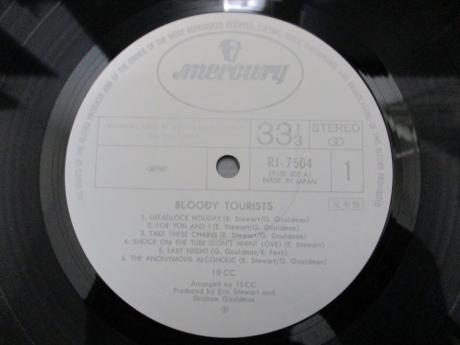 10cc Bloody Tourists Japan Orig. PROMO LP OBI WHITE LABEL