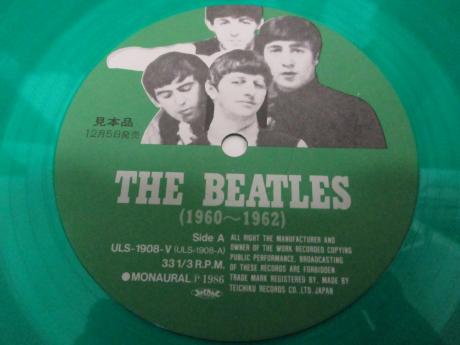 Beatles 1960 ~ 1962 Japan ONLY LTD PROMO 2LP OBI GREEN WAX COMPLETE